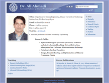 Tablet Screenshot of aahmadi.iut.ac.ir