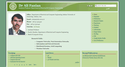 Desktop Screenshot of fanian.iut.ac.ir