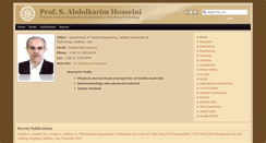 Desktop Screenshot of hoseini.iut.ac.ir