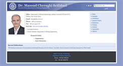 Desktop Screenshot of cheraghi.iut.ac.ir