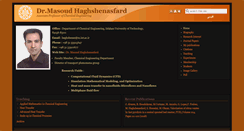 Desktop Screenshot of haghshenasfard.iut.ac.ir