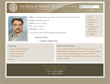 Tablet Screenshot of abtahi.iut.ac.ir