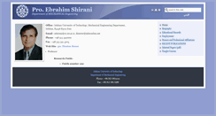 Desktop Screenshot of eshirani.iut.ac.ir