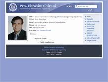 Tablet Screenshot of eshirani.iut.ac.ir