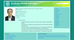 Desktop Screenshot of amirnasr.iut.ac.ir