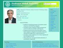 Tablet Screenshot of amirnasr.iut.ac.ir