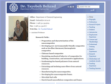 Tablet Screenshot of behzad.iut.ac.ir