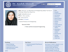 Tablet Screenshot of ahmadi.iut.ac.ir