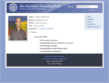 Tablet Screenshot of noorbakhsh.iut.ac.ir