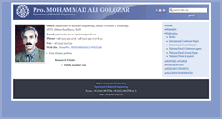 Desktop Screenshot of golozar.iut.ac.ir