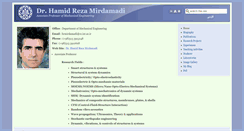 Desktop Screenshot of mirdamadi.iut.ac.ir