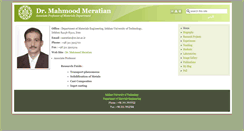 Desktop Screenshot of meratian.iut.ac.ir