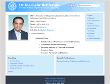 Tablet Screenshot of behfarnia.iut.ac.ir