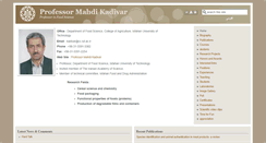 Desktop Screenshot of kadivar.iut.ac.ir