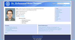 Desktop Screenshot of chamani.iut.ac.ir