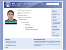 Tablet Screenshot of abdolmaleki.iut.ac.ir