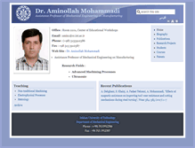Tablet Screenshot of mohammadi.iut.ac.ir