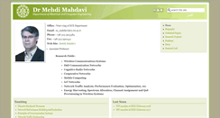 Desktop Screenshot of mahdavi.iut.ac.ir