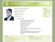 Tablet Screenshot of mahdavi.iut.ac.ir