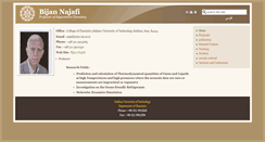Desktop Screenshot of najafi.iut.ac.ir