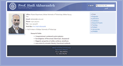 Desktop Screenshot of akbarzadeh.iut.ac.ir
