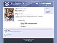 Tablet Screenshot of mzarei.iut.ac.ir
