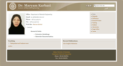 Desktop Screenshot of karbasi.iut.ac.ir